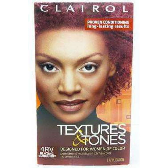 Textures & Tones Couleur des Cheveux Permanents - 4RV Blazing Burgundy