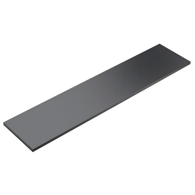 Cal Mil C732-96 Midnight Bamboo Riser Shelf - 7 x 32 x .25 in.