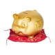 thumbnail image 2 of Alcancía dorada creativa con forma de cerdito dorado, ideal para guardar monedas, para cumpleaños, Año Nuevo o para exhibir en el salón (13,5 cm de largo x 11,5 cm de ancho x 9,5 cm de alto)., 2 of 7
