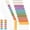 Multicolor, variant on Mr. Pen- Sticky Index Tabs, 500 Pcs, 21 Sets, Colorful Sticky Tabs for Notebooks, Page Markers