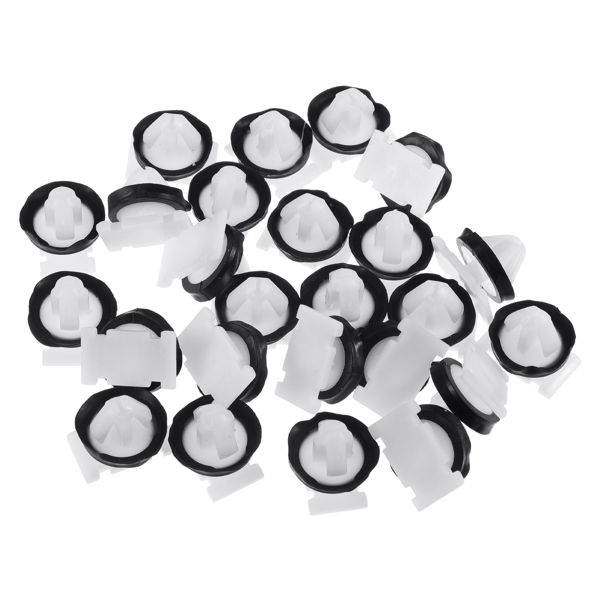 Uxcell 50pc Black Plastic Push Rivets – 7mm Hole Interior Trim Panel Car Door Clips, Universal
