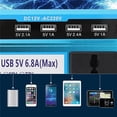 thumbnail image 4 of 5000/4000/3000W Modified Sine Wave Power Inverter 4USB Double LCD Display DC 12V/24V TO AC Voltage Transformer Power Inverter ,Easy to Use, 4 of 6