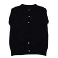 thumbnail image 4 of Cardigan Sweaters for Women Casual Long Sleeve Open Front Button Down Knit Outwear Soft Comfy Fashion Clothes Black M, 4 of 6