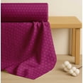 thumbnail image 4 of Soimoi Cotton Cambric Fabric Dot & Fleur De Lis Damask Fabric Prints By Yard 42 Inch Wide, 4 of 7