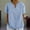 Light Blue3, variant on Womens Linen Tops Beach Vacation Tshirts Summer Linen Tops Gauze Tunic Tops For Women Gauze Shirts For Women Womens Summer Tops Peasant Blouse Flowy Tops For Women Gauze Shirts Blue L