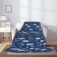 thumbnail image 2 of Hirioo Ornamental Fish for Flannel Blanket, Cozy and Warm Throw for Bed or Couch ,Perfect for All Seasons-60"x50", 2 of 6