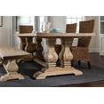 thumbnail image 3 of Bali Modern Mahogany & Seagrass Side Dining Chairs (Set of 2), 3 of 3