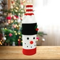 thumbnail image 6 of EGYMEN Christmas Wine Bottle Gift Bag - Reusable Knitted Sleeve, 10.6x3.7in, Festive Decoration for Parties and Gifts, 6 of 6