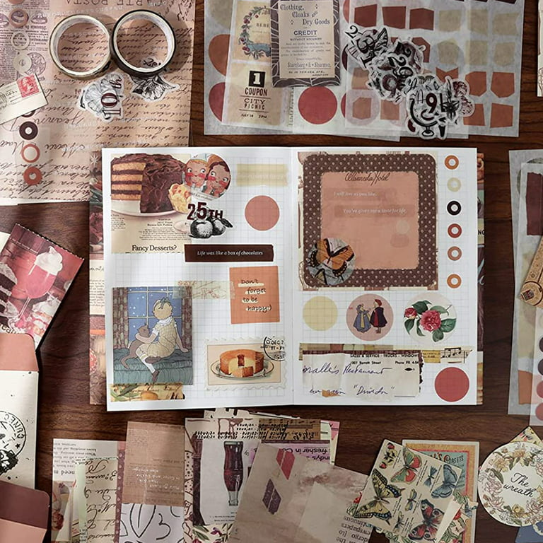 DIY Journaling Set Kawaii Aesthetic Scrapbooking Supplies Kit with