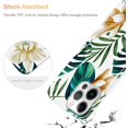 thumbnail image 4 of Compatible with iPhone 13 Pro Case for Women Girls, Floral Flower Palm Tree Leaves Design Cute Soft Silicone Protective Phone Case for iPhone 13 Pro 6.1",Tropical, 4 of 6