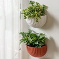 thumbnail image 4 of Flower Pot Exquisite Wall-mounted Plastic Wall Hanging Basket Flowerpot for Garden, 4 of 8
