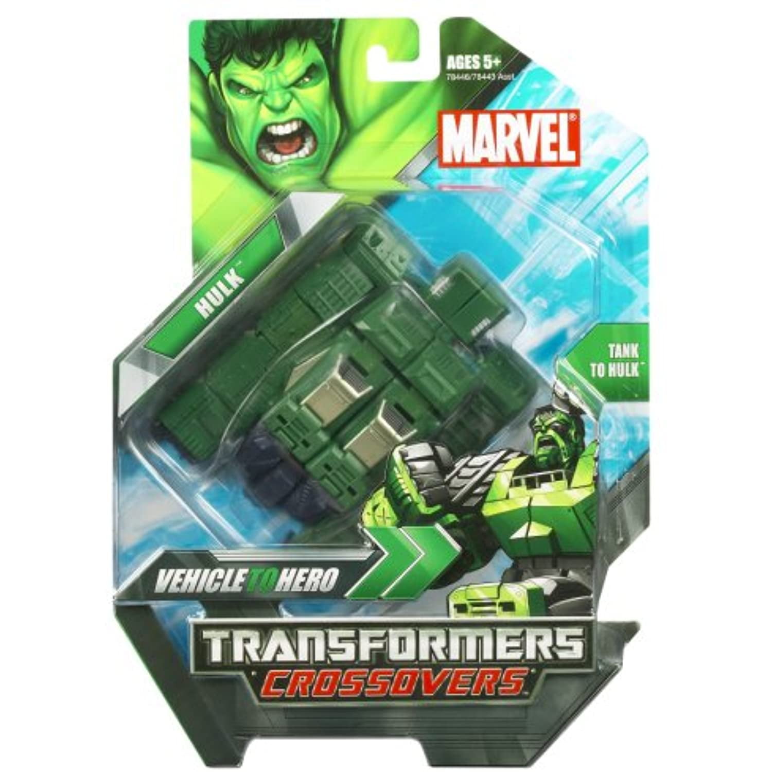 Marvel Transformers Crossovers Hulk Action Figure [Green