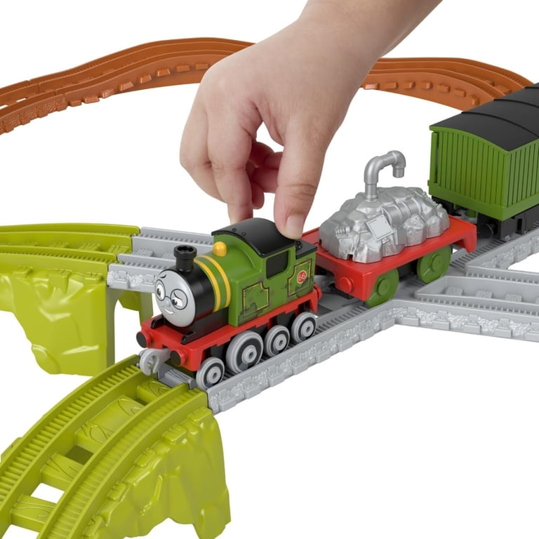 Thomas and Friends, Push Along Whiff Recycling Race Toy Track, 7+