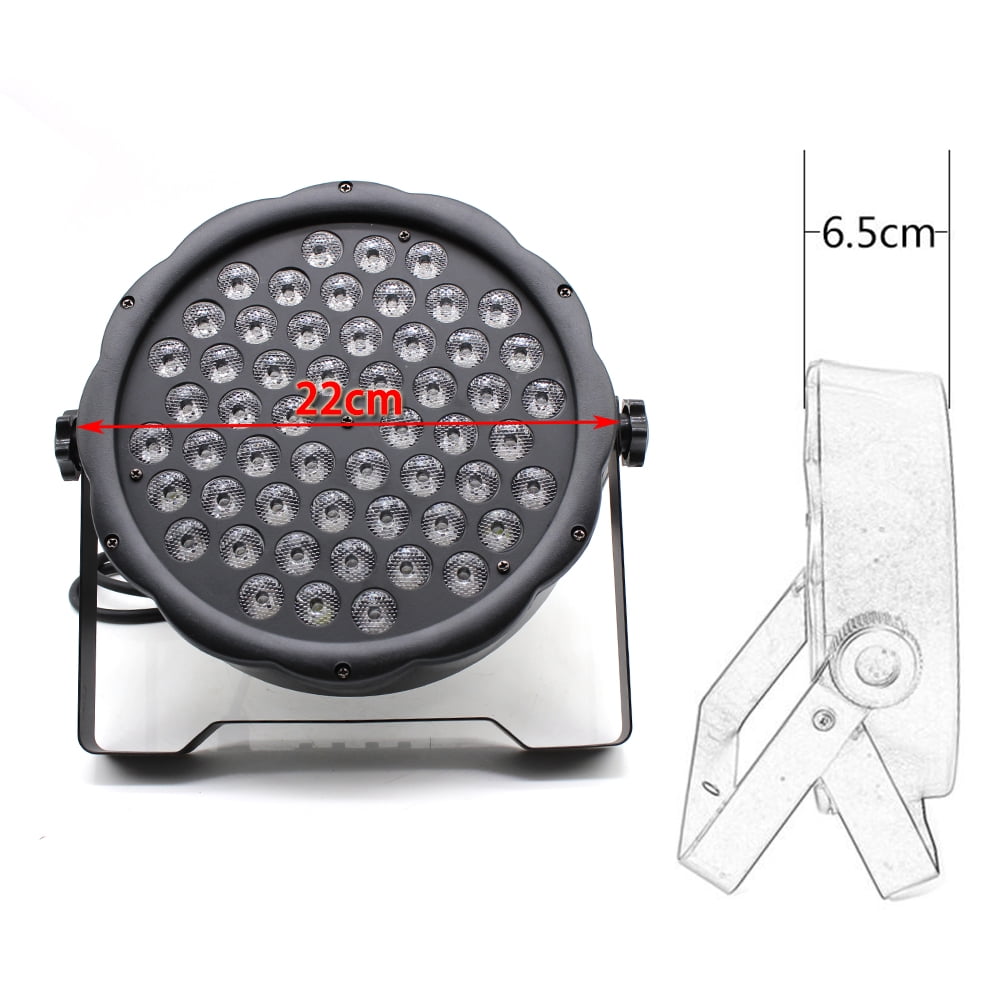 54*3W RGBW LED Par Light Stage Lighting DMX512 DJ Disco Party Show Light