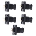 thumbnail image 2 of Square Flange Socket, Waterproof Welding Wiring Square Flange Aviation Connector 60V 2A 5 Pcs  for Outdoor LED Panel, 2 of 7