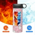 thumbnail image 6 of Yiaed Rabbit And Flower Print Water Bottle with Straw Lid, Stainless Steel Double Wall Insulated Water Bottle | Leak-Proof and Spill-Proof Water Bottle, 6 of 8