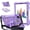 Lightpurple, variant on Allytechgroup Kids Case for Apple iPad Air 11 M4 M3 M2 2026/2025/2024, DIY Figures Cute EVA Children Friendly Cover Kickstand Shoulder Strap Bumper Shockproof Case for Apple iPad Air 11", Skyblue