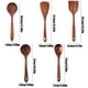 thumbnail image 3 of Aparatos de cocina, Accesorios de cocina, Utensilios de cocina, Herramienta de cocina 5 piezas Cuchara de madera Espátula Cuchara sopera Vajilla Juego de utensilios de cocina de madera Combinación de, 3 of 6