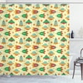 thumbnail image 1 of Ambesonne Spaceship Shower Curtain, Rockets in Universe, 69"Wx75"L, Multicolor, 1 of 3