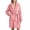 ZS Pink, variant on Bovxnpu Robes for Women, Women's Fleece Hooded Bathrobe Long Spa Robe Winter Nightgown Cardigan Home Clothes