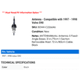 thumbnail image 2 of Antenna - Compatible with 1997 - 1998 Volvo S90, 2 of 2