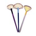 thumbnail image 3 of Flmtop 1Pc Pro Fan Shape Makeup Cosmetic Brush Blending Highlighter Face Powder Tool, 3 of 6