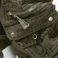 thumbnail image 6 of MKHSQHDG Male Pants Men's Belted Cargo Shorts 33, 6 of 6