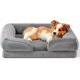 thumbnail image 1 of Cama para perro mediano  cama Para mascota transpirable e impermeable, Sofa cama perro con soporte para cabeza, funda extraible lavable y antideslizante en la parte inferior (GRIS, MEDIANA), 1 of 6