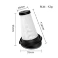 thumbnail image 2 of Washable Filter Compatible Rowenta X-pert 160 / X-pert 3.60 Vacuum Cleaner, 2 of 4