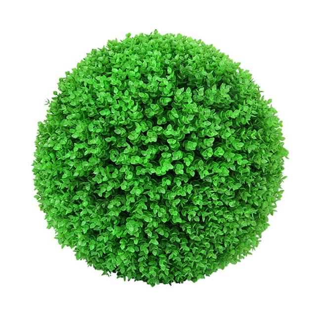 Youkk Artificial Ball Realistic Appearance For Beautiful Indoor Or Outdoor green 35cm 1Set