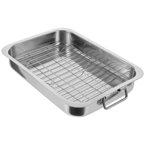 Skillet Oven Stainless Steel Bakeware Baking Tray for Snacks