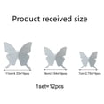 thumbnail image 1 of Pegatinas de pared decorativas para el hogar, con diseño de mariposas en blanco y negro, 3D, huecas, de PVC, para sala de estar y habitación de niños, 1 of 5
