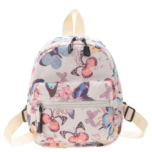 Mini mochila de nailon para hombre y mujer, morral pequeño con letras, bandoleras escolares Fivean unisex