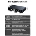 thumbnail image 2 of 2.5GbE D Switch 5 Port 2500Mbps Network 10G SFP+ Slot Uplink Web D Link Aggregation Hub Internet Splitter, 2 of 7