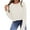 White, variant on Lilgiuy Women's Autumn And Winter Casual Button Round Neck Long Sleeve Solid Color Sweater Tops Blouse,Blue,12(XXL) Fall Fashion 2022 Spring Winter