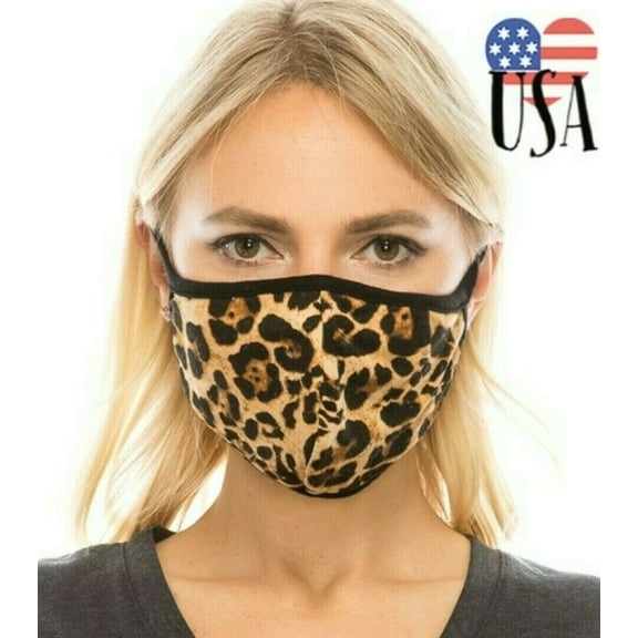 Face Mask Mouth Cover Protection Washable Reusable Breathable Filter Pocket Multicolor