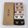 thumbnail image 2 of 5Pair Women's Christmas Holiday Socks Cotton Xmas Socks for Girls Novelty Christmas Gifts with Box, 2 of 6