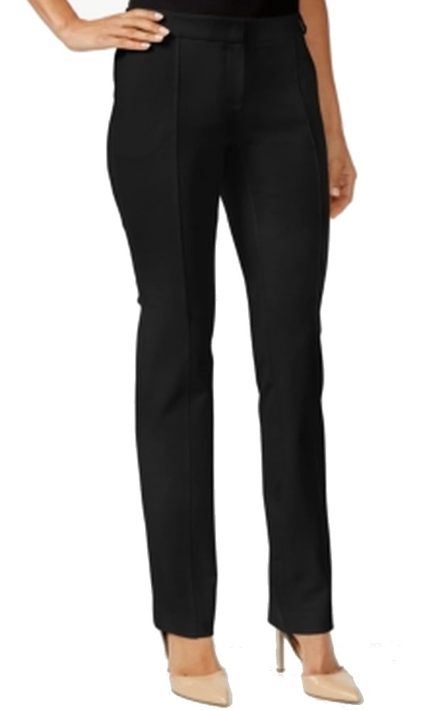 womens black dress pants walmart