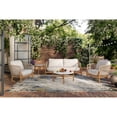 thumbnail image 5 of New Classic Furniture Solstice Wood Patio Club Chair in Linen Beige, 5 of 6