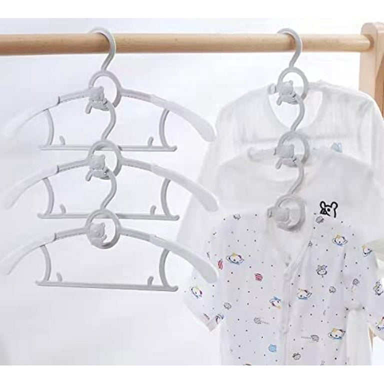 Stackable Baby Hangers Thin Non-slip Children Clothes Hangers Space-saving  Pant Coat Hangers for Newborns Infants Toddlers Baby - AliExpress