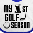 thumbnail image 4 of Inktastic My 1st Golf Season Boys Baby Bib, 4 of 4