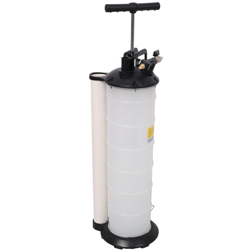 7L Pneumatic/Manual Oil Extractor Pump - Automotive Fluid Evacuator for Oil Changes - Vacuum Fluid Extractor System