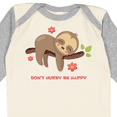 thumbnail image 4 of Inktastic Don't Hurry Sloth Girls Long Sleeve Baby Bodysuit, 4 of 5