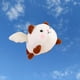 thumbnail image 4 of Juguetes de peluche de 12 cm con forma de mapache, dinosaurio, gato y perro que mueven la cola tirando de una cuerda sin usar pilas, 4 of 5