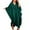 F-Dark Green, variant on Bsubseach Women Casual Kaftan Dress Batwing Sleeve Plus Size Cover up Maxi Caftan Dresses