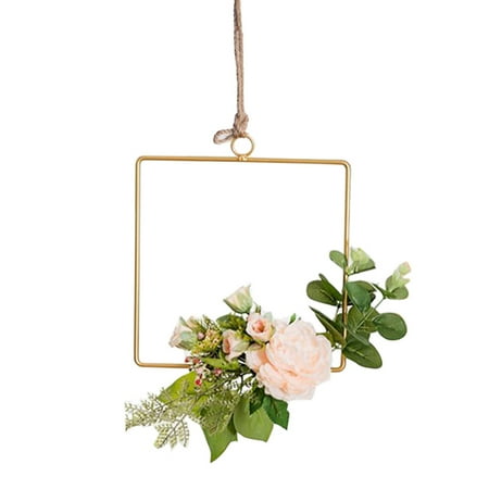 

Tmosphere Wedding Hanging Hoops Chandeliers Add Your Own Flowers Decor No.01