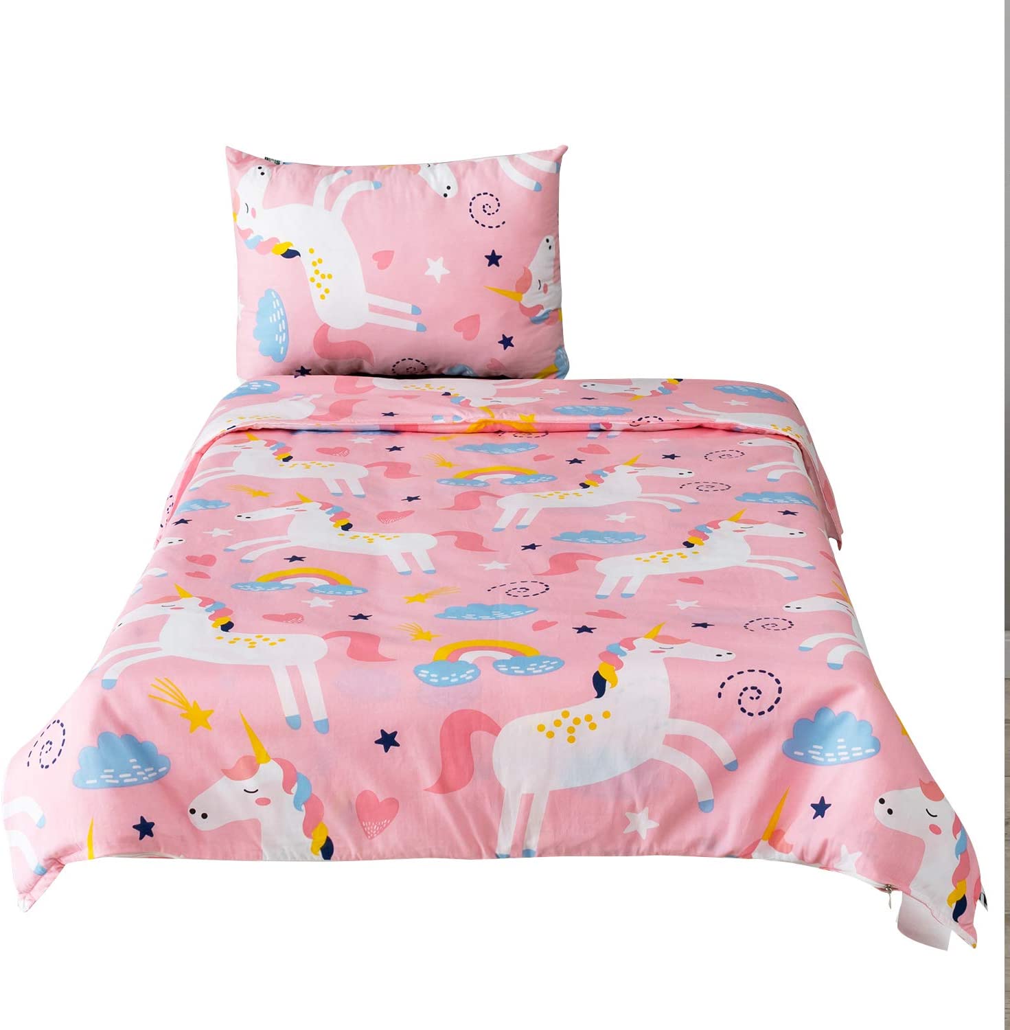 Kids Weighted Blanket 5lbs & Kids Duvet Cover Set (2 Pieces) Bundle