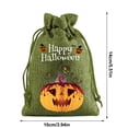 thumbnail image 4 of AZXY Halloween Drawstring Gift Bags Texture Pumpkin Print Candy Treat Pouches, Reusable Portable Multipurpose Goodie Sacks for Halloween Party Favors & Holiday Decor Storage, 4 of 7