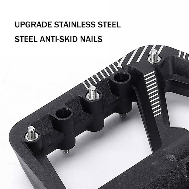 ruzhgo Road Bike Nylon Locking Pedals High Stability Performance Locking Pedal 14MM Shaft Bicycle Lock Pedals