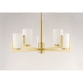 thumbnail image 2 of Maxim Lighting 21286SWSBR 5 Light Chandelier 26" Satin Brass Modern Fixture, 2 of 8